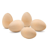 Oster feier liefert glattes Holz Craft Eier flacher Boden unvollendete Holze ier Oster feier bevorzugen Holze ier