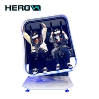 HEROVR Funfair Arcade 720 Degrés Rotation Tir Jeu 9D VR Machine Realidadvirtual 2Dof Parcs À Thème En Plein Air Public Métal