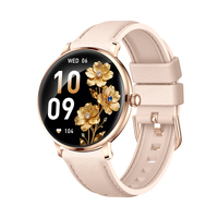 Smartwatch AK107 2026 di Ultima Generazione Direttamente dalla Fabbrica, Chiamate BT, Impermeabile IPX8, Monitoraggio Frequenza Cardiaca e SpO2, Multisport, Fitness, Sonno, Assistente Vocale AI