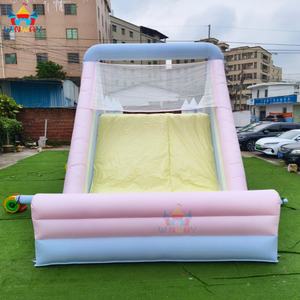 Parcours d'obstacles gonflable Macaron 2026, coloré, pastel, toboggan, château gonflable, matériau PVC, 20 personnes, utilisation en extérieur pour - Product Image 5