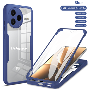 Lichicase 2 en 1 étui <span class=keywords><strong>de</strong></span> <span class=keywords><strong>protection</strong></span> double face transparent pour Redmi Note 15 15 Pro 15 Pro Plus <span class=keywords><strong>coque</strong></span> anti-choc pour téléphone - Product Image 5