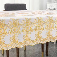 Nappe en PVC imperméable Boen, toile cirée, lavable, anti-taches, motif personnalisé