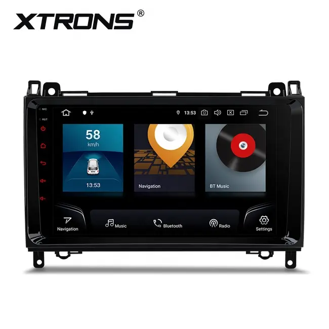 XTRONS 9 inch 6+128G 1din android 12 Car multimedia player for Mercedes-Benz B class W245 A Class W169 with GPS navigation