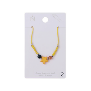 Braccialetto alla Moda con Ciondolo a Pentagramma in Acciaio Inossidabile, Accessorio di Gioielleria per Donna - Product Image 1