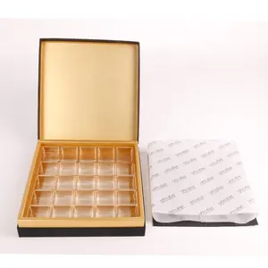 Hot sale and elegant luxury cardboard paper chocolate boxes and chocolate tray