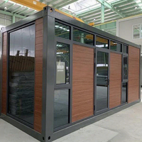 Maisons préfabriquées modulaires de luxe de 40 pieds, 3 à 4 chambres, maison en kit, cuisine de ferme, bureau, entrepôt, salle de bain extérieure, cuisine