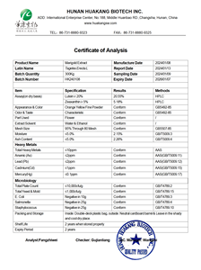 Горячая продажа: 100% натуральный экстракт календулы (хантозифилл) с 5% лютеина в порошке для пищевых и кормовых добавок - Product Image 6
