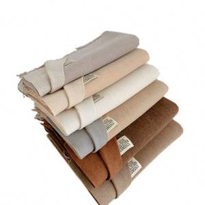 Nuevo Chal de Invierno Versátil y Moderno de Doble Cara para Mujer, Bufanda Larga y Cálida Tipo Cachemira con Borlas YHK0057 - Product Image 5