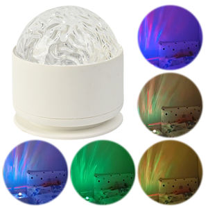 עיצוב תאורה לחדר יצירתי הוביל מים אלילים כוכבים צפוניים אור צפון מקרן אור אור מנורת לילה גל האוקיינוס - Product Image 2