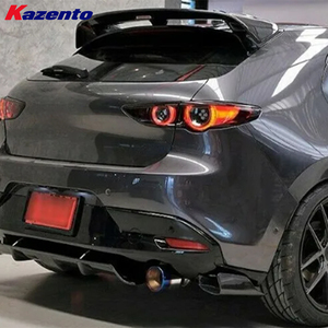 Aileron de toit style KZ en fibre de verre non peint pour Mazda 3 Axela Hatch <span class=keywords><strong>Back</strong></span> 2020+ - Product Image 6