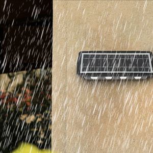 Paisaje decoración Villa Grden iluminación moderna al aire libre Ip65 impermeable ABS Led luz de pared Solar - Product Image 4