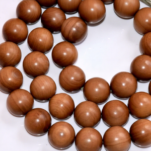 Original Sandalwood Rosary Beads Eco-Friendly Sweet Woody Fragrance South India for Sale Beaded Wood Jewelry for Religious - Product Image 1