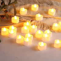 Décoration d'intérieur Mermei, bougie chauffe-plat LED sans flamme en forme de cœur, lumière chaude 3D à effet de flamme réelle