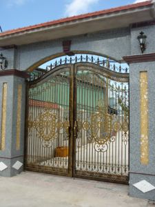 Puerta de Acero Forjado Decorativa de 6 mm con Superficie con Recubrimiento en Polvo y Servicio de Diseño en Línea - Product Image 3