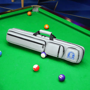 IVYCAW Étui de billard en alliage d'aluminium à 8 compartiments pour 4 queues + 4 poignées, sac souple pour queues de billard à joint fendu - Product Image 2