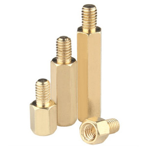 M2 M2.5 M3 M3.5 M4 Male to Female Brass Standoff <b>Spacer</b> Hexagonal Stud <b>Spacer</b> Brass Standoff Copper Standoffs - Product Image 1