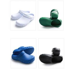 Zuecos de Verano para Mujer, Zapatos de Enfermera, Zapatos Quirúrgicos para Doctor, Antideslizantes, Pantuflas para Quirófano, Pantuflas de Laboratorio Azules, Zapatos Médicos para Hombre, Transpirables - Product Image 2