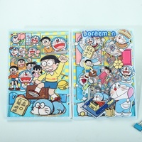 Cuaderno Acrílico A7 de Hojas Sueltas con Diseño de Dibujos Animados Originales, Estilo Japonés y Coreano, Bonito para Niñas, de 1 a 50 Páginas