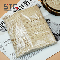 Lot de couteaux en bois pour fabricants, camping, coffret en bouleau, 24 pièces, ensemble de couteaux en bois roulés en fibre Ccc approuvé par la FDA