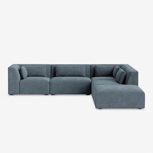 Divano in Tessuto Modulare Personalizzato per Soggiorno, Centro Commerciale, Villa, Moderno e Confortevole - Product Image 3