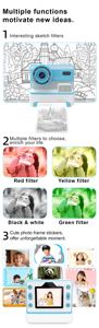 Kid-Friendly <strong>Camera</strong> Print Instant Photos Selfie Instant Print Digital Kids <strong>Camera</strong> for Kids - Product Image 5