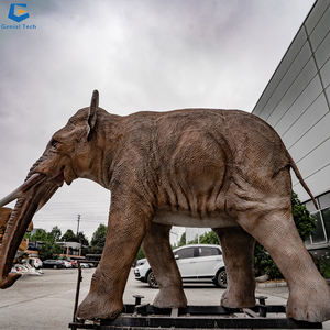 <span class=keywords><strong>Elefante</strong></span> animal animatrónico de tamaño real, modelo <span class=keywords><strong>enorme</strong></span> para parque temático, modelo de tamaño natural, para el momento de la llegada - Product Image 5
