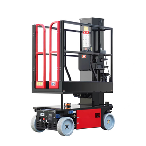 Kleine Draagbare Heftafels 4M 6M Batterij Zelfrijdende Mobiele Elektrische Verticale Mast Telescopische <span class=keywords><strong>Lift</strong></span> Magazijn Manlift - Product Image 1