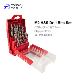 25PCSステップポイント<span class=keywords><strong>M2</strong></span> <span class=keywords><strong>HSS</strong></span>ドリルビットセット1-13mm Jobber高速クリーン掘削ハードメタルアルミアクリルシート長長持ち - Product Image 5