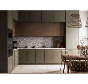 Factory Professional High End Luxury Cabinets Solid Wood <b>Kitchen</b> Cabinets Cheap <b>Furniture</b> <b>Kitchen</b> Cabinet Supplier - Product Image 1