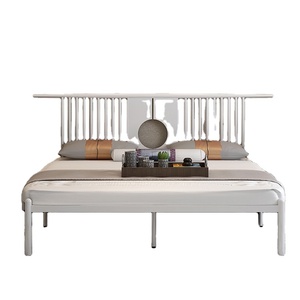 New Design Cheap High Quality Home Furniture Bedroom Single and Double Hotel Metal <strong>Bed</strong> for Sale - Product Image 1