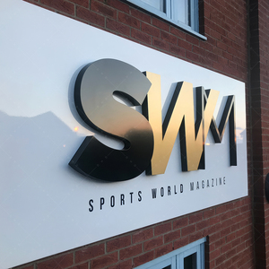 Señalización de metal Logotipo personalizado Letrero de corte láser de acero inoxidable Logotipo de corte láser personalizado Letrero de recepción de logotipo de metal cepillado - Product Image 1