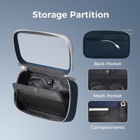 Sac de rangement en polyester portable pratique léger et durable ultra-sans souci pour transporter des accessoires électroniques
