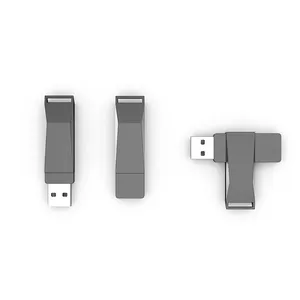 หมุน 2 in 1 OTG USB แฟลชไดรฟ์บุคลิกภาพที่กําหนดเองโลโก้โลหะสะดวก USB ความเร็วสูงสําหรับ Corporate ของขวัญ
