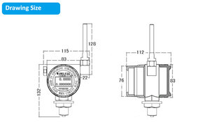 Digitaler IOT <span class=keywords><strong>RS485</strong></span> <span class=keywords><strong>Modbus</strong></span> Lora Drahtloser Ferns ensor zum Lesen der Produkt kategorie Druck messumformer - Product Image 6