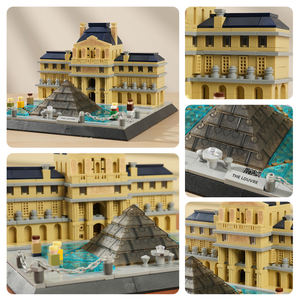Wange 4213, Bloques de Construcción del Museo del Louvre de París, Modelo de Ladrillos, Adorno, Juego de Bloques de Construcción Educativos para Niños - Product Image 6