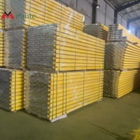 Poutre en bois H20 jaune, prix de la poutre H20, échafaudage pour la construction