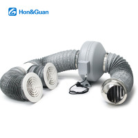 Ventilador de Conducto Profesional con Certificación SAA CE, Kit de Ventilador de Conducto en Línea de Hierro de 4'' 5'' 6'' 8'' 10'' 12'', OEM/ODM, Ventilador de Bajo Ruido, Ventilador de Radón
