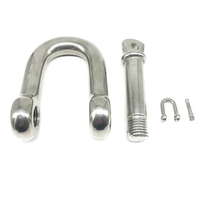 D-còng AISI 304 Vít Pin <span class=keywords><strong>JIS</strong></span> Loại Thép Không Gỉ Ringging <span class=keywords><strong>Dee</strong></span> Còng - Product Image 2