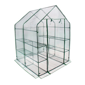 Mini <span class=keywords><strong>invernadero</strong></span> portátil para exteriores, casa verde de plástico PE y <span class=keywords><strong>PVC</strong></span> a prueba de lluvia, de bajo coste, para jardín y casa - Product Image 3