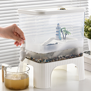 Nhựa rùa Tank Basking nền tảng dễ dàng làm sạch thủy sản bò sát môi trường sống van cống đoạn đường nối cho Aquarium phụ kiện - Product Image 3