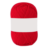 Wholesale Yarncrafts Baby Crochet Yarn 100% Recycled Cotton High Tenacity Dyed Pattern Acrylic Blended Hand Knitting Yarn