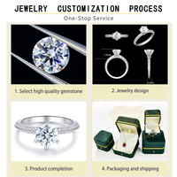 Moissanite de laboratoire, taille cœur, forme fantaisie, pierre principale lâche, couleur D, jeu de couleurs/effet feu, pour la fabrication de bijoux