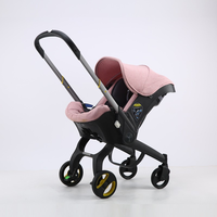 Poussette bébé 3 en 1 en alliage d'aluminium, légère, pour voyage, utilisation en extérieur, pliable, nouveau-né, tout-petit, capacité de charge de 20 kg