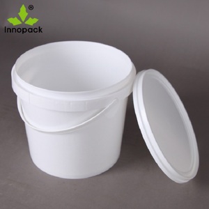 <b>Logistics</b> <b>Packaging</b> 4L Recyclable Food Grade Plastic Pails with Lid and Handle for Paint and Food <b>Packaging</b> - Product Image 3