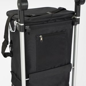 Meilleure vente, vente en gros, chariot de supermarché pliable 600D coloré avec roues - Product Image 4