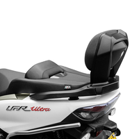 Porte-bagages arrière léger et étanche en alliage d'aluminium pour moto, avec dossier intégré, pour UFR150