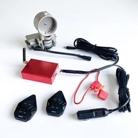 Valve de coupure de sons de performance d'échappement électrique de voiture 1 en 1 Système de double contrôle automatique Catback Kits de silencieux réglables