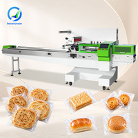 Machine d'emballage horizontale de haute qualité OCEAN pour poulet, pain, Baozi, enveloppe de nouilles pour muffins