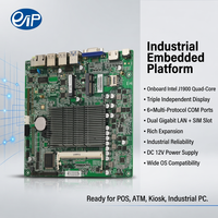 Placa Base Integrada Eip EITX-7120 con J1900, 6 Puertos COM, LAN, VGA, LVDS, 8GB DDR3L, Ranura MSATA y SIM, Mini ITX, para Escritorio, Intel, Nueva