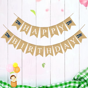 الجملة موضوع الطيار عيد ميلاد سعيد الخيش بانج راية الرايات حفلة عيد ميلاد لوازم الديكور - Product Image 6